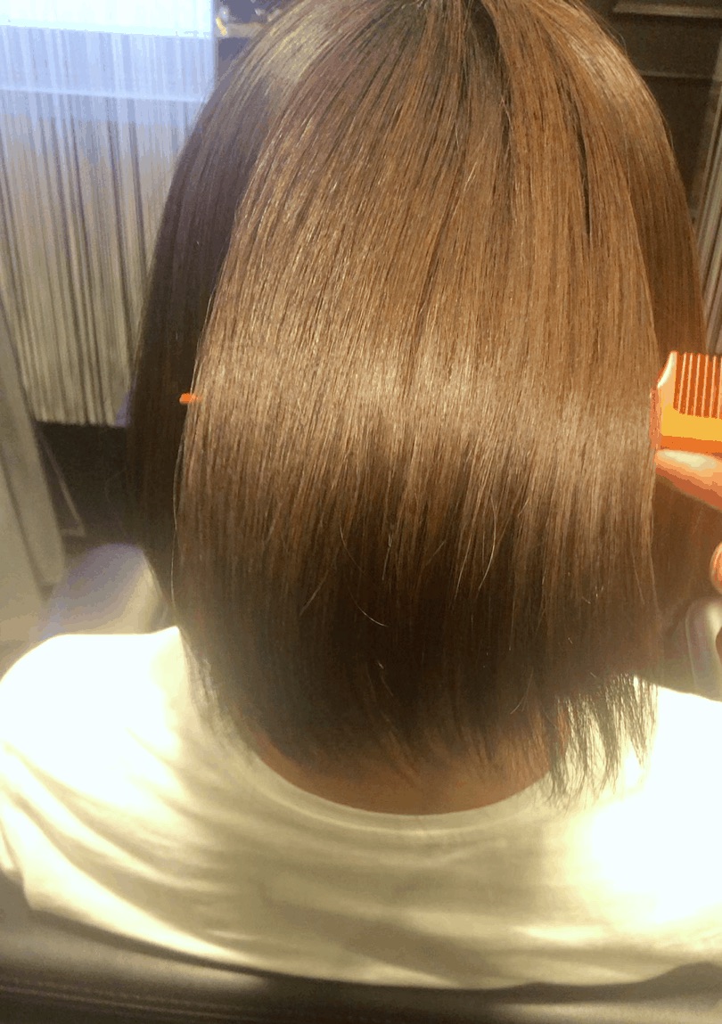【神戸 三宮】ヨガアイアムの真由さんの髪を髪質改善ストレートで美髪にしました！