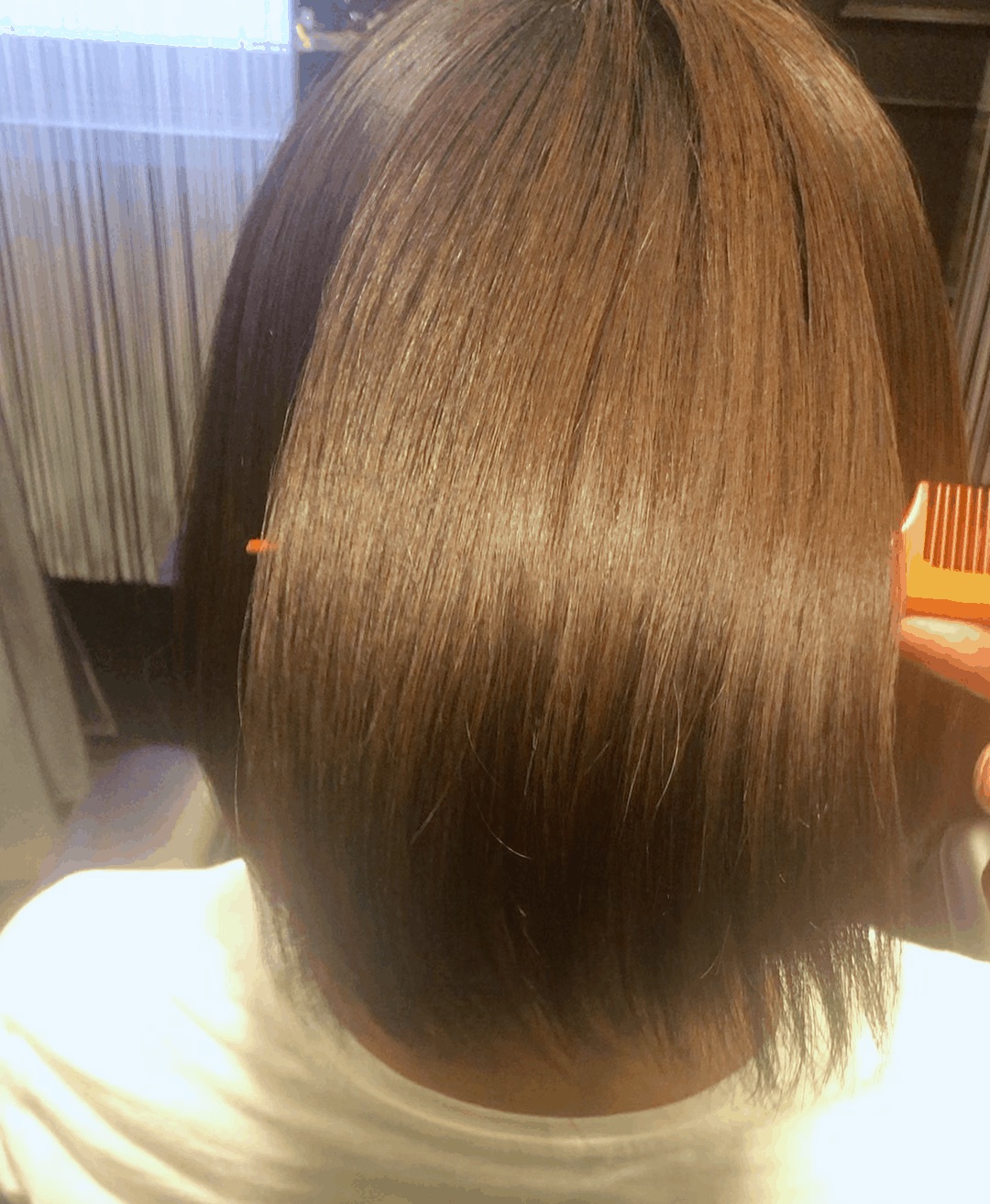 神戸 三宮 ヨガアイアムの真由さんの髪を髪質改善ストレートで美髪にしました 神戸 三宮 美容室 Luce ルーチェ の美容師 山内 茂blogs